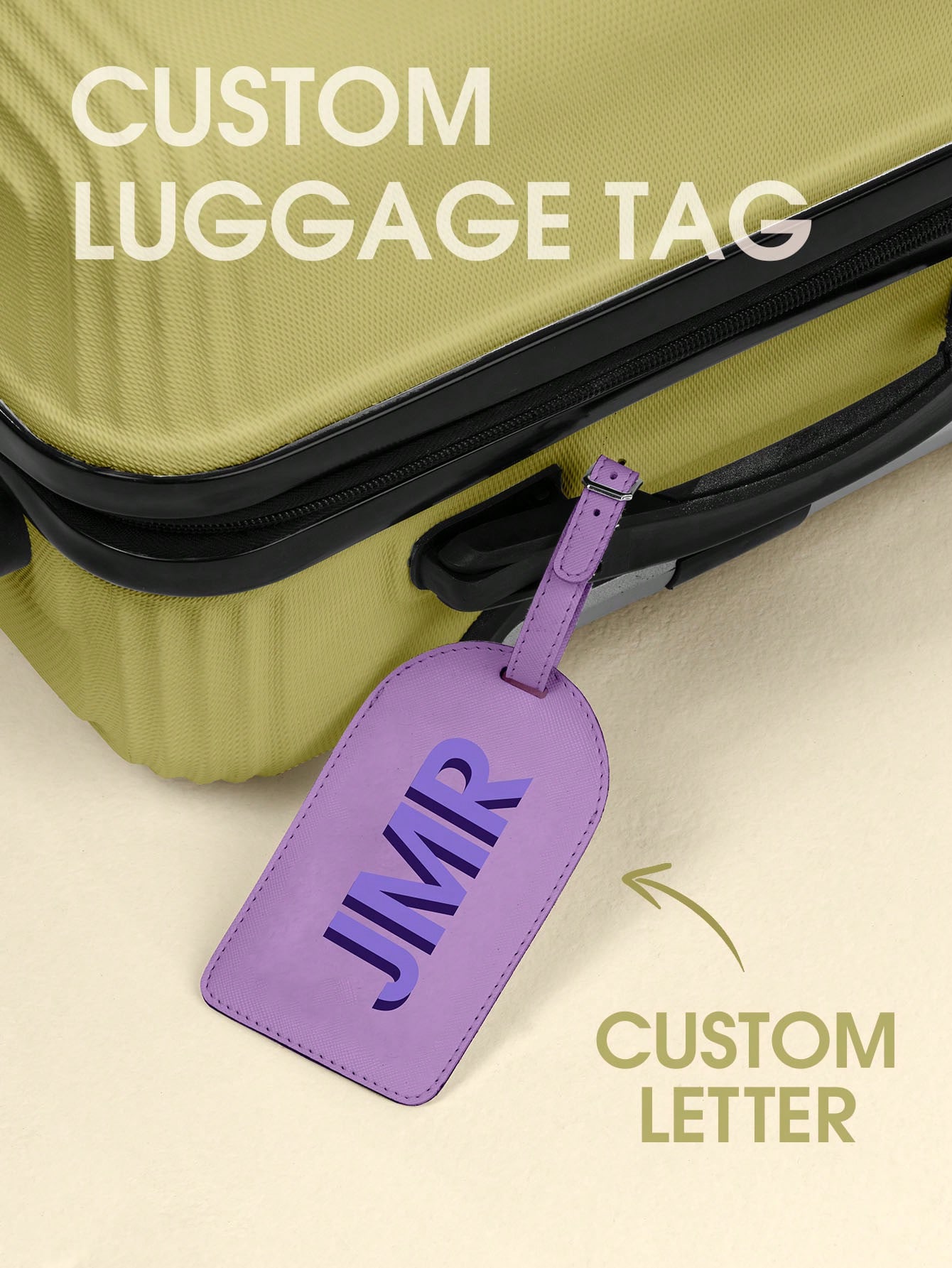 It Travel Accessories - Personalized Initial Luggage Tag Custom Letter