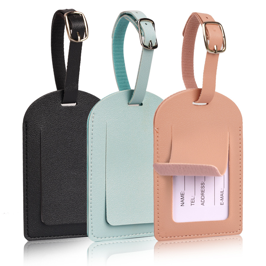 Travel Accessories Sale - Women Men Luggage Tags PU Leather