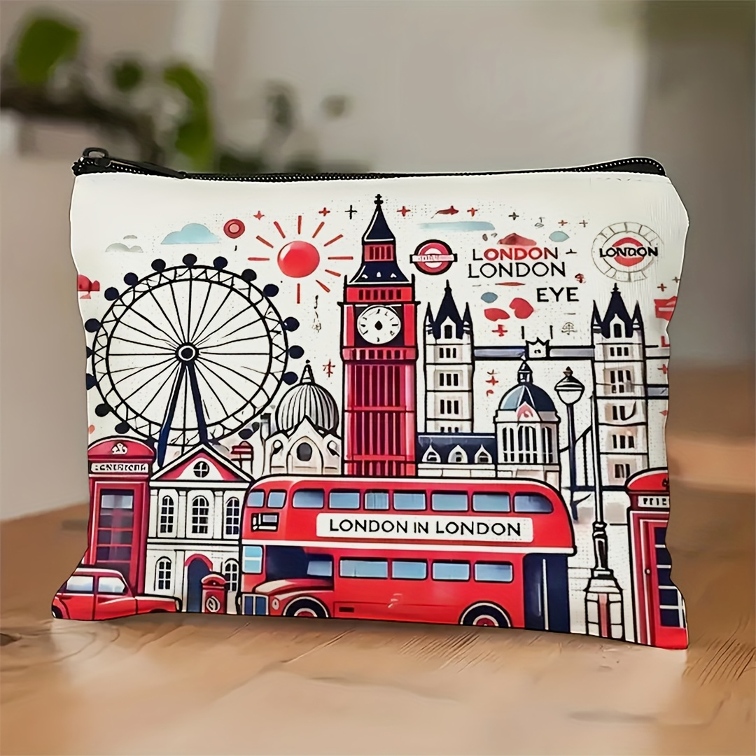 Travel Accessories London - A London travel gift makeup bag