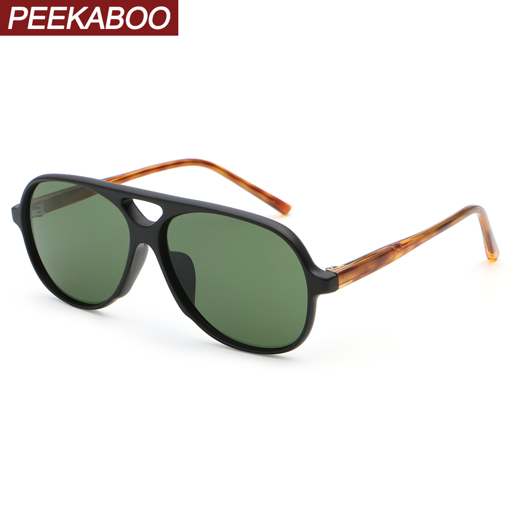Travel Accessories Gifts For Men - Peekaboo green blue black male sunglasses