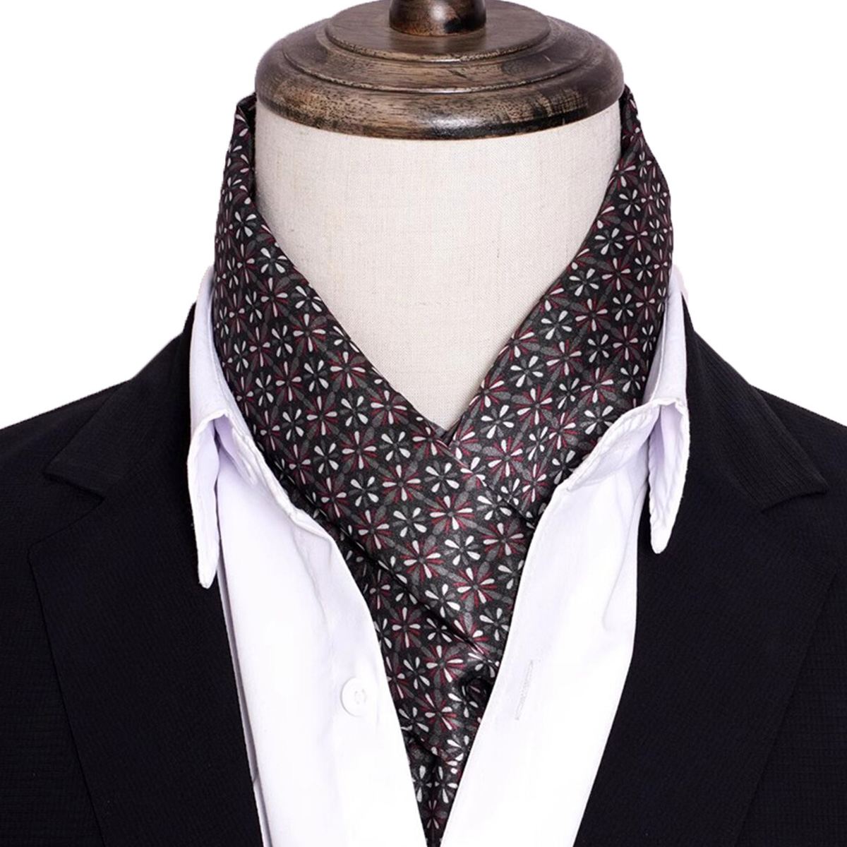 Travel Accessories Sale - New Men's Stripe Silk Scarf Hot