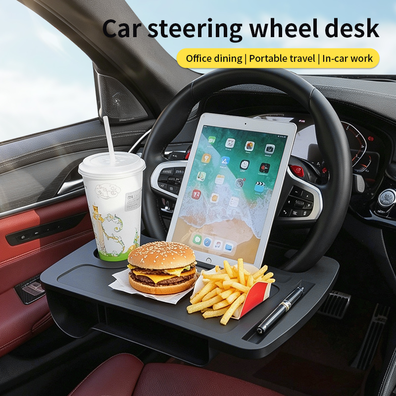 Travel Accessories Car - 2-IN-1 Car Steering Wheel Table Tray,