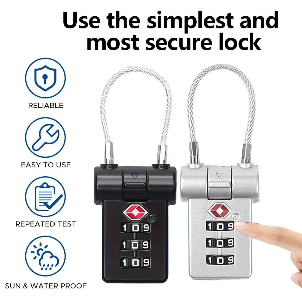 It Travel Accessories - TSA Customs Code Lock for Travel