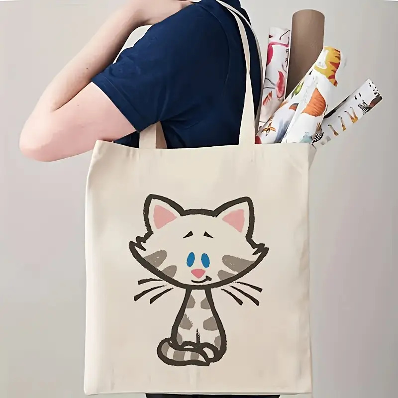 Quality Travel Accessories - 1 Piece Single-Sided Large-Capacity Foldable Tote