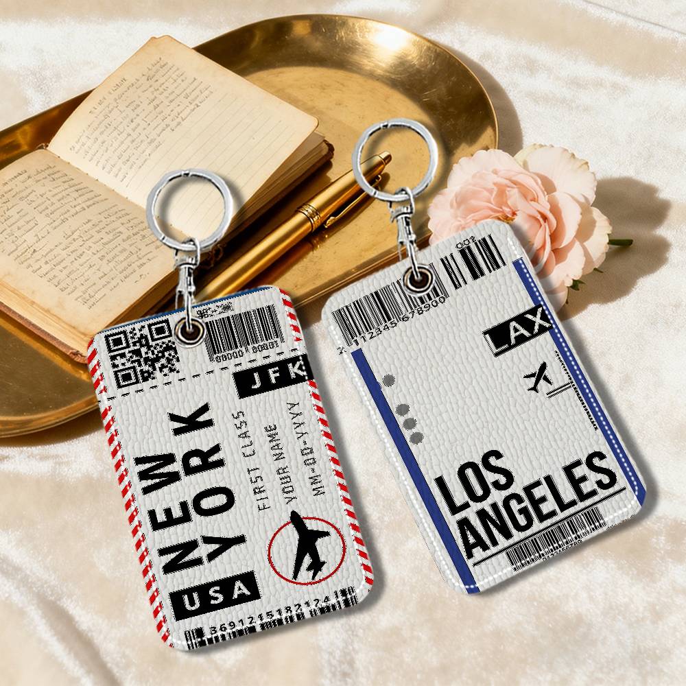Travel Accessories London - Air Ticket London Paris Travel Keyring