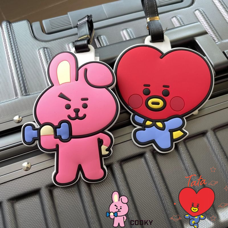Travel Accessories Sale - BT21 cartoon cute keychain Kawaii unisex