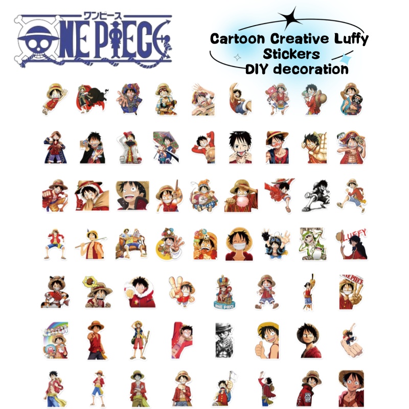 Luggage Cover Protector - One Piece anime character Luffy cartoon
