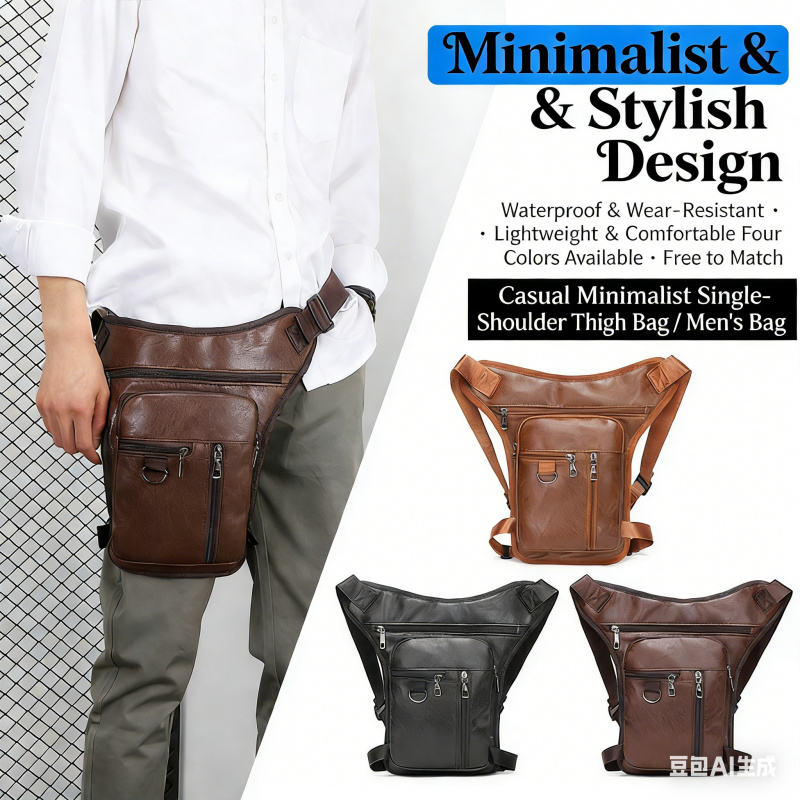 Pu Leather Drop Leg Bag Thigh  - Travel Accessories Hip Belt 评论和价格