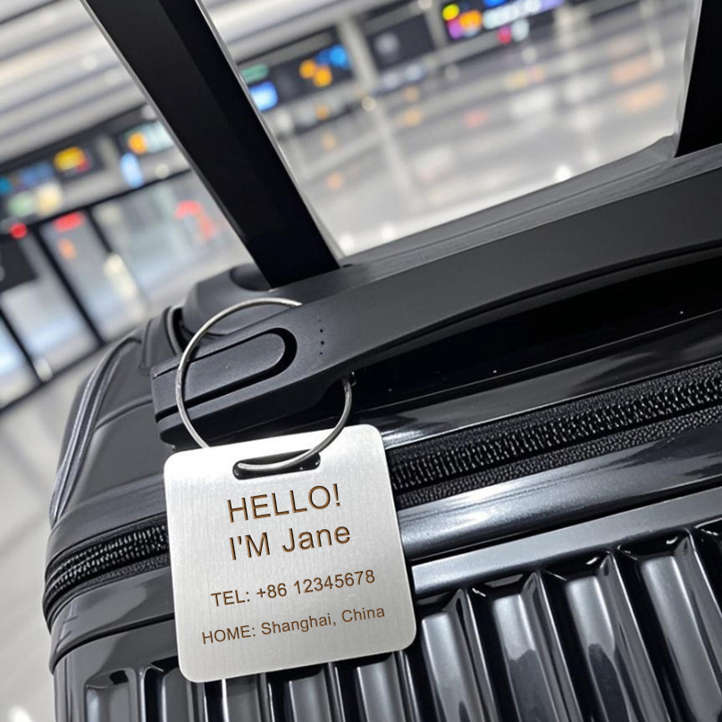 Custom Name Luggage Tag Laser  - Travel Accessories Sale 评论和价格