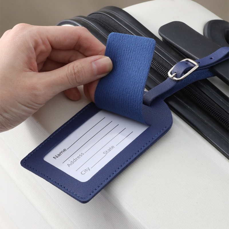Women Men Luggage Tags PU Leat - Travel Accessories Sale 评论和价格