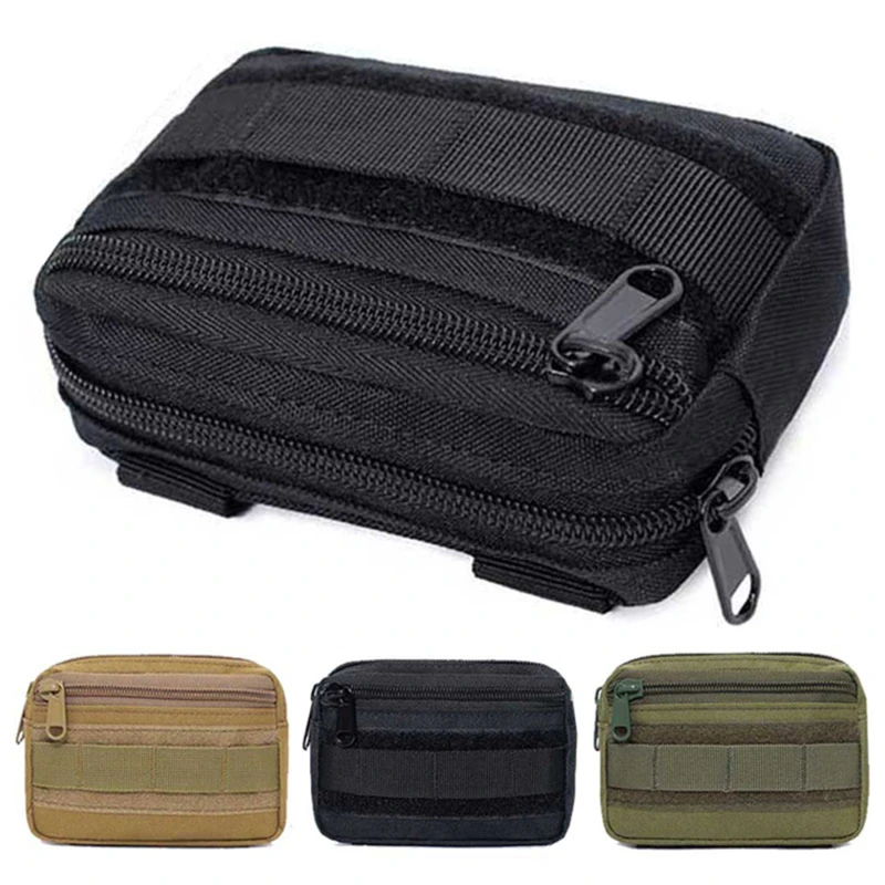 Double Layer EDC Pack Men Moll - Travel Accessories Hip Belt 评论和价格