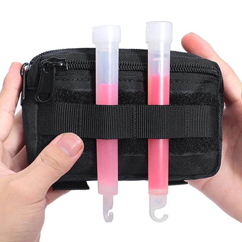 Double Layer EDC Pack Men Moll - Travel Accessories Hip Belt 评论和价格