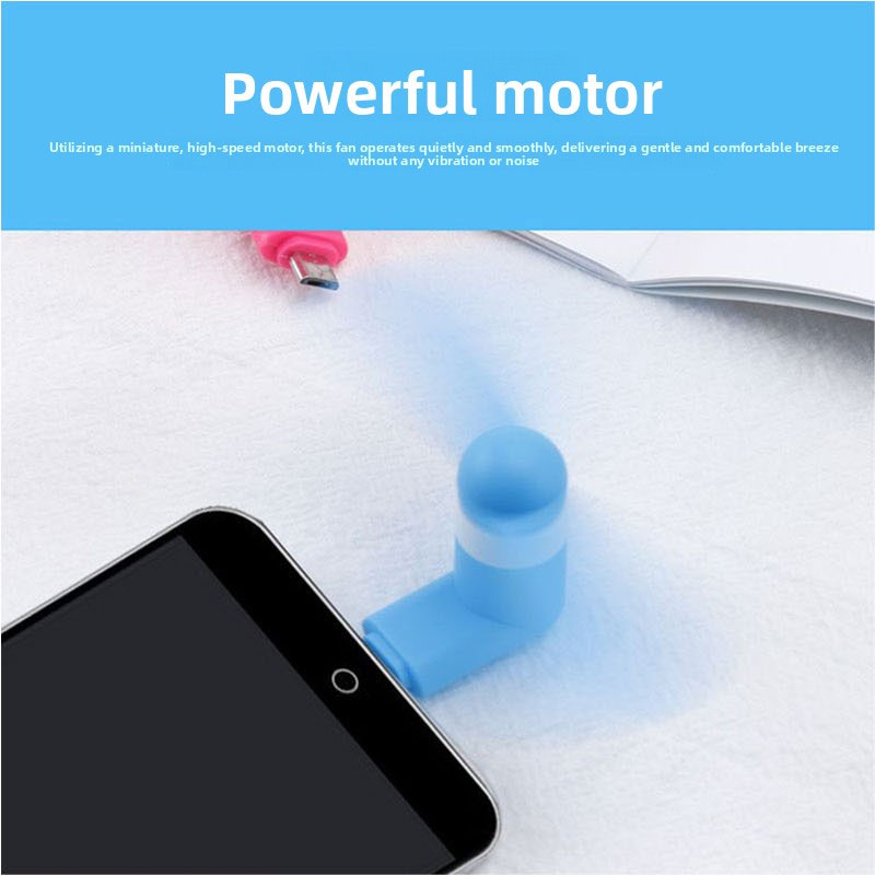 Type C Mini Phone Fan, Portabl - Travel Accessories And Gadgets 评论和价格