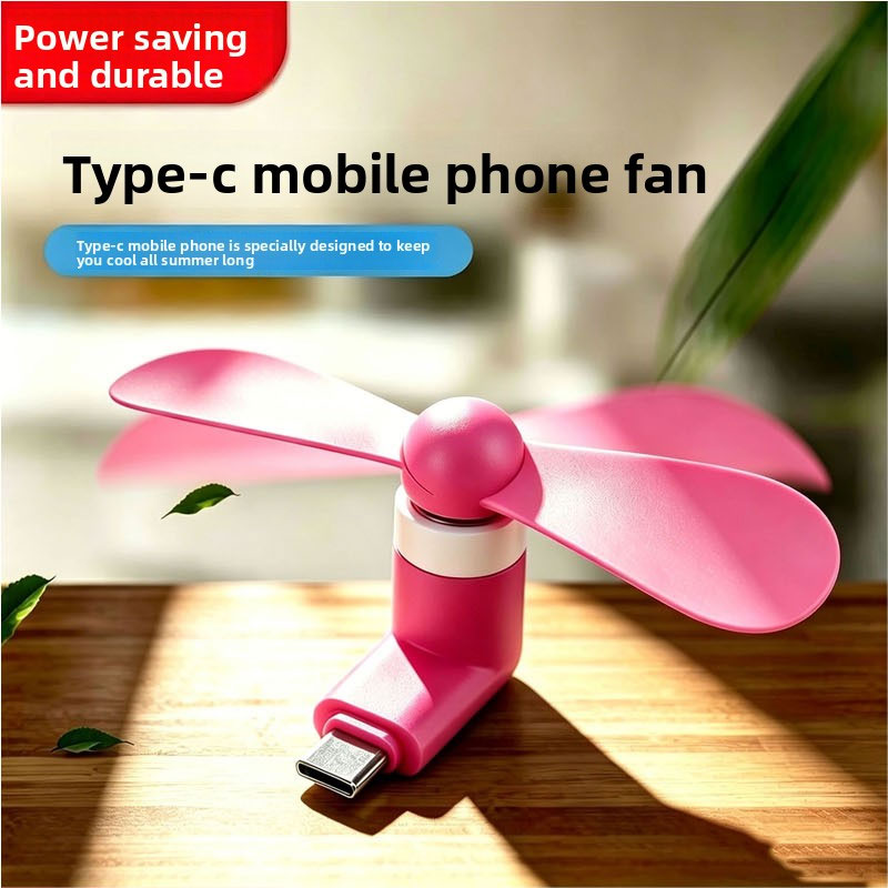 Type C Mini Phone Fan, Portabl - Travel Accessories And Gadgets 评论和价格