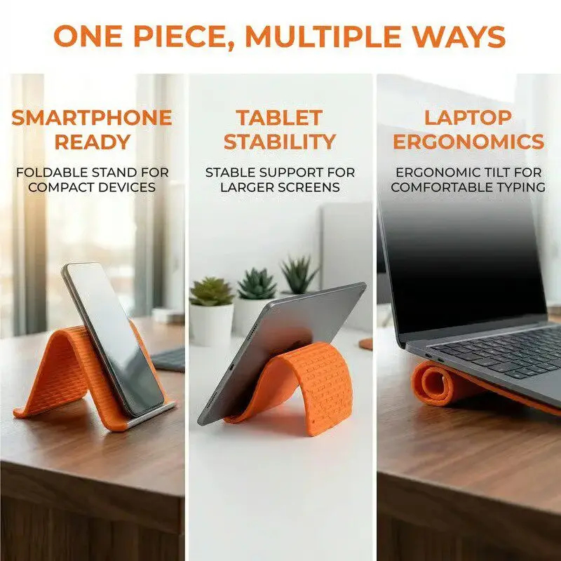 Silicone Foldable Phone Stand  - Travel Accessories Display 评论和价格