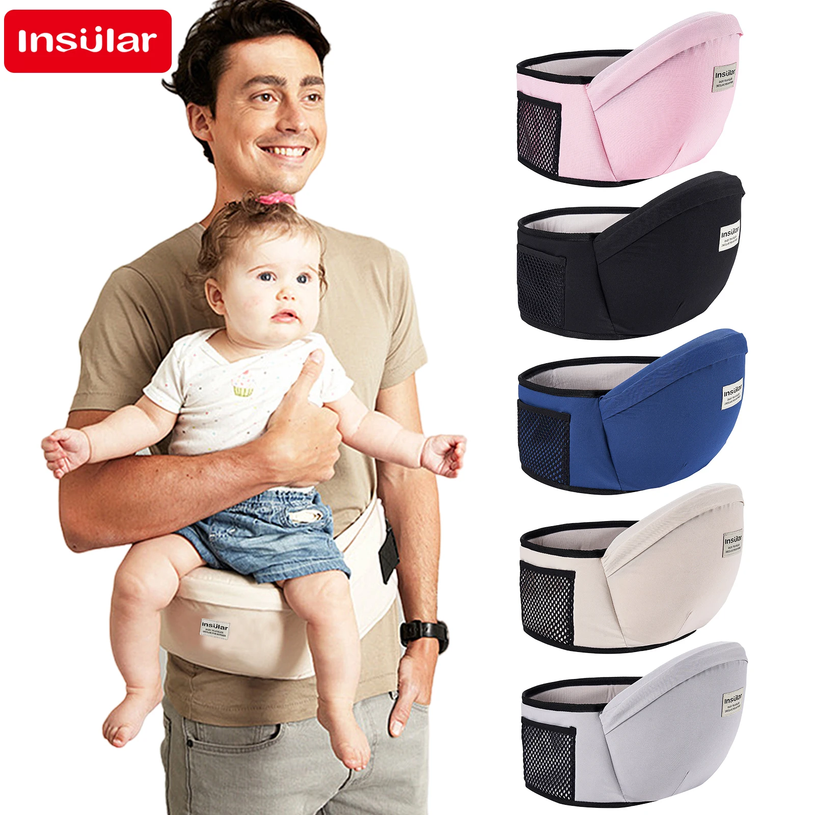 Thickened Baby Hip Seat Carrie - Travel Accessories Hip Belt 评论和价格