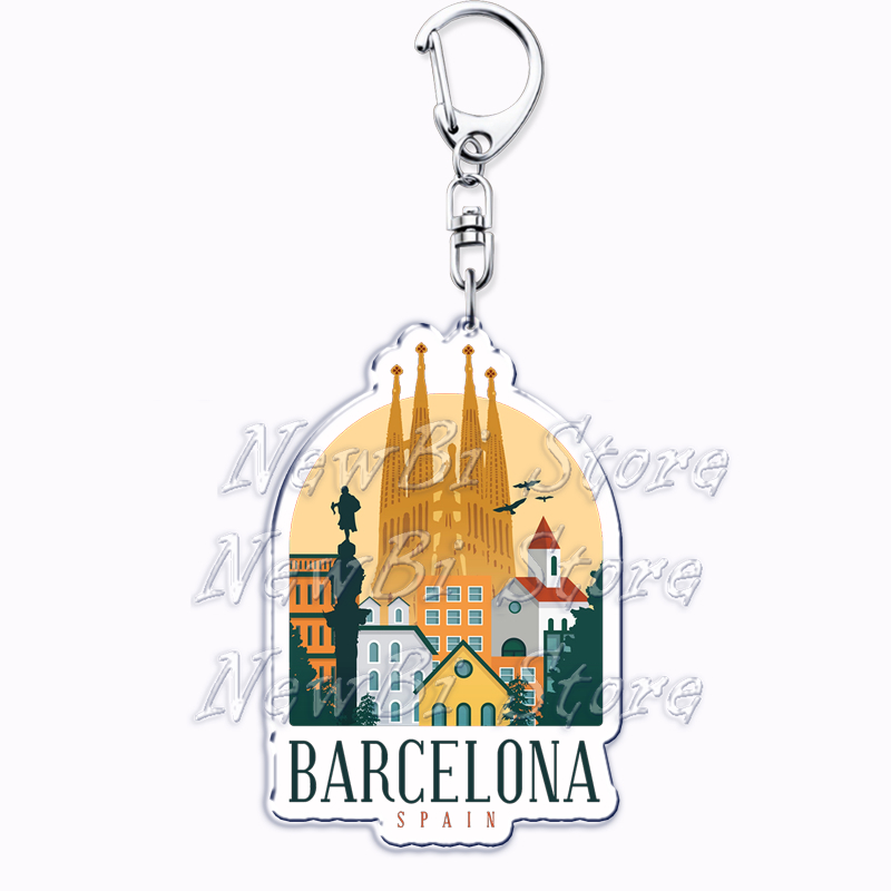 Hot Travel Cites Keychains for - Travel Accessories London 评论和价格