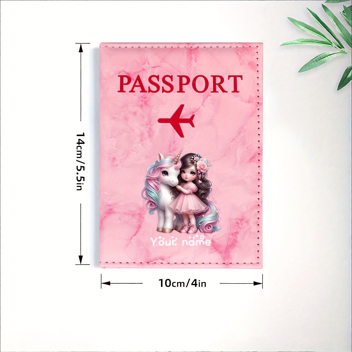 Unicorn Girl Pattern PU Passpo - Quality Travel Accessories 评论和价格