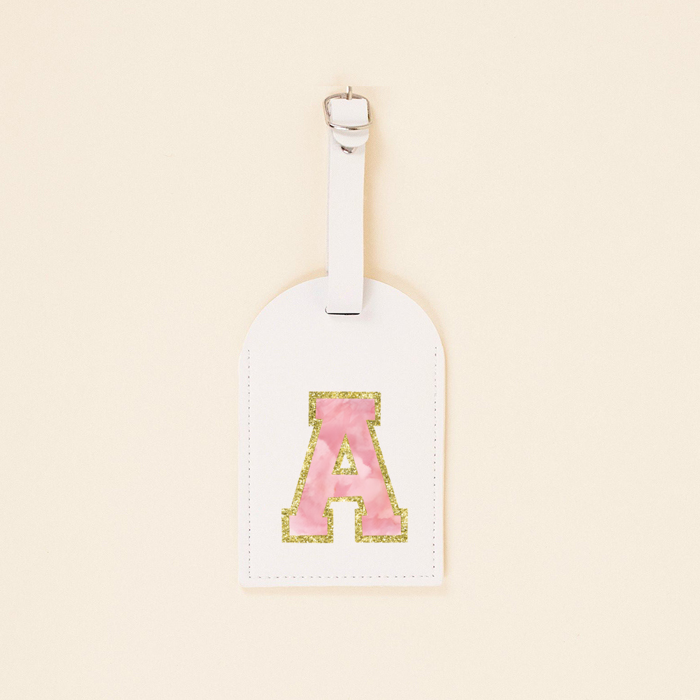 Letter Monogram Luggage Tag Ba - Travel Accessories Gifts For Her 评论和价格
