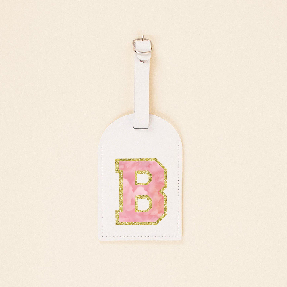 Letter Monogram Luggage Tag Ba - Travel Accessories Gifts For Her 评论和价格