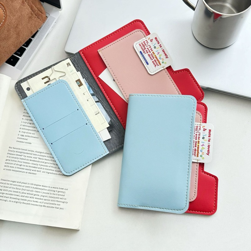 Ins Color Block Passport Holde - Travel Accessories Pouch For Women 评论和价格