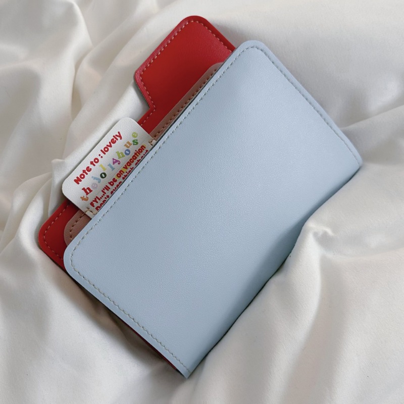Ins Color Block Passport Holde - Travel Accessories Pouch For Women 评论和价格