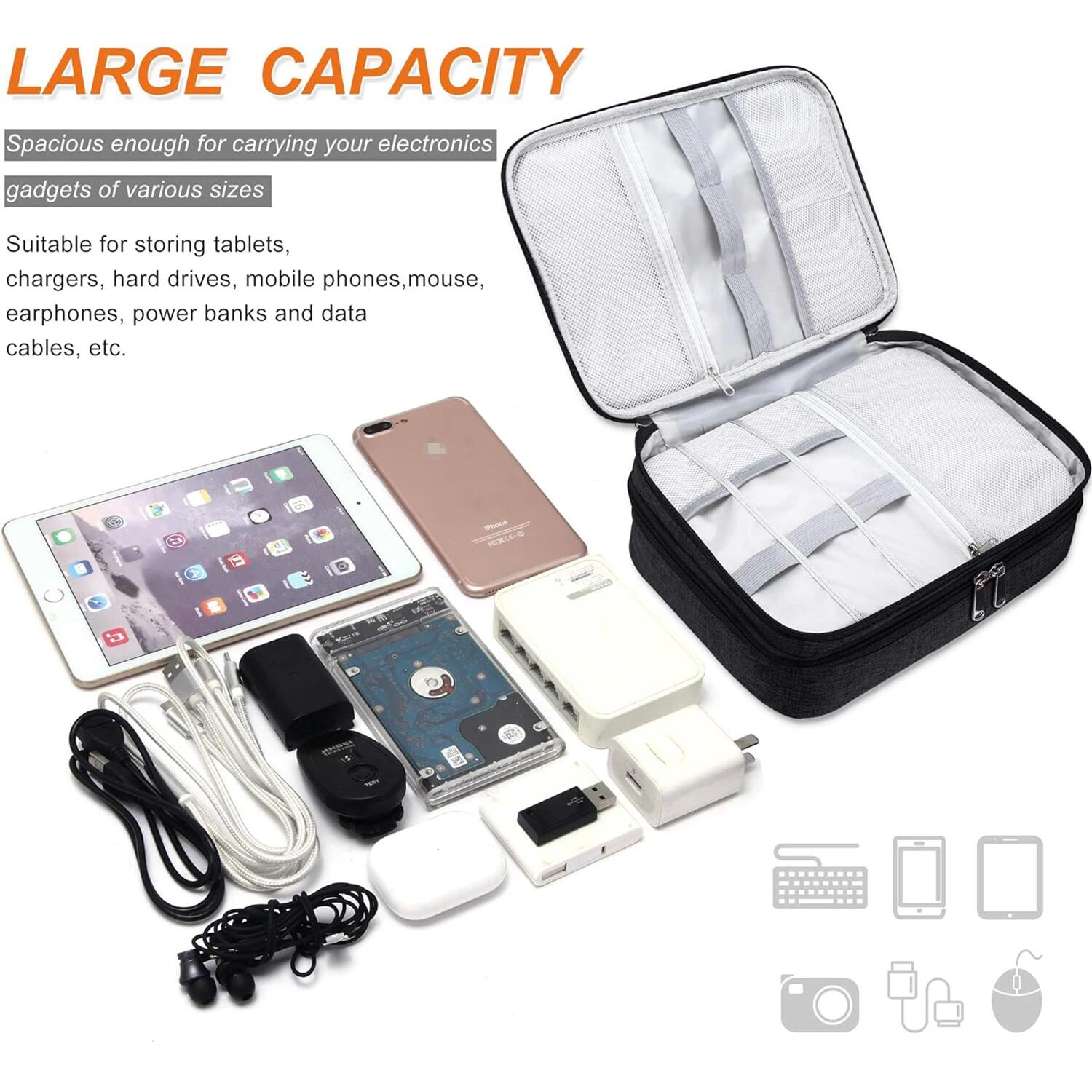 Portable Digital Storage Bag U - Travel Accessories And Gadgets 评论和价格