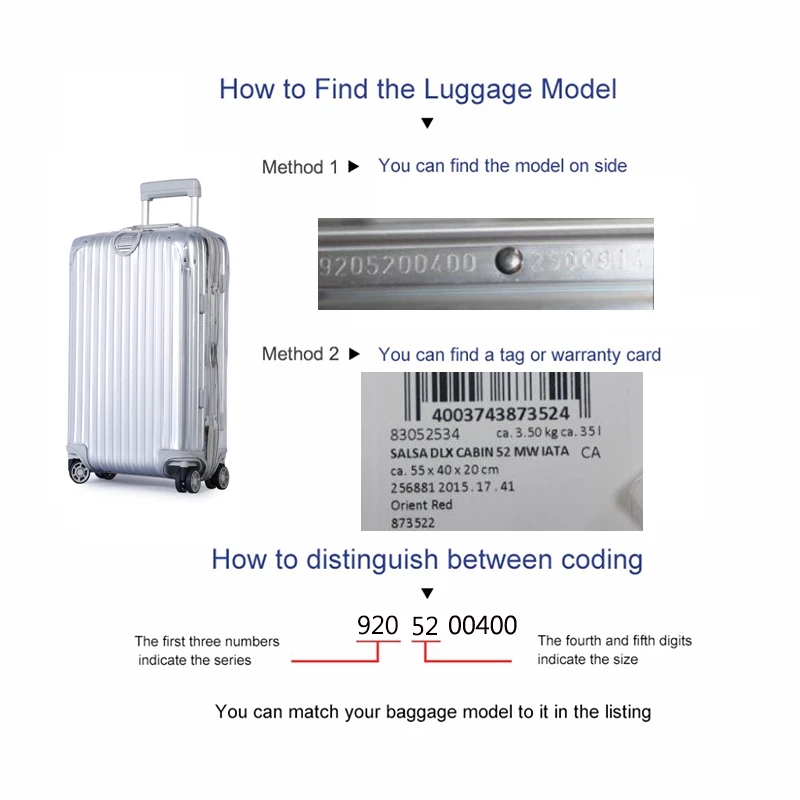 Luggage Cover for Rimow Essent - Travel Accessories Rimowa 评论和价格