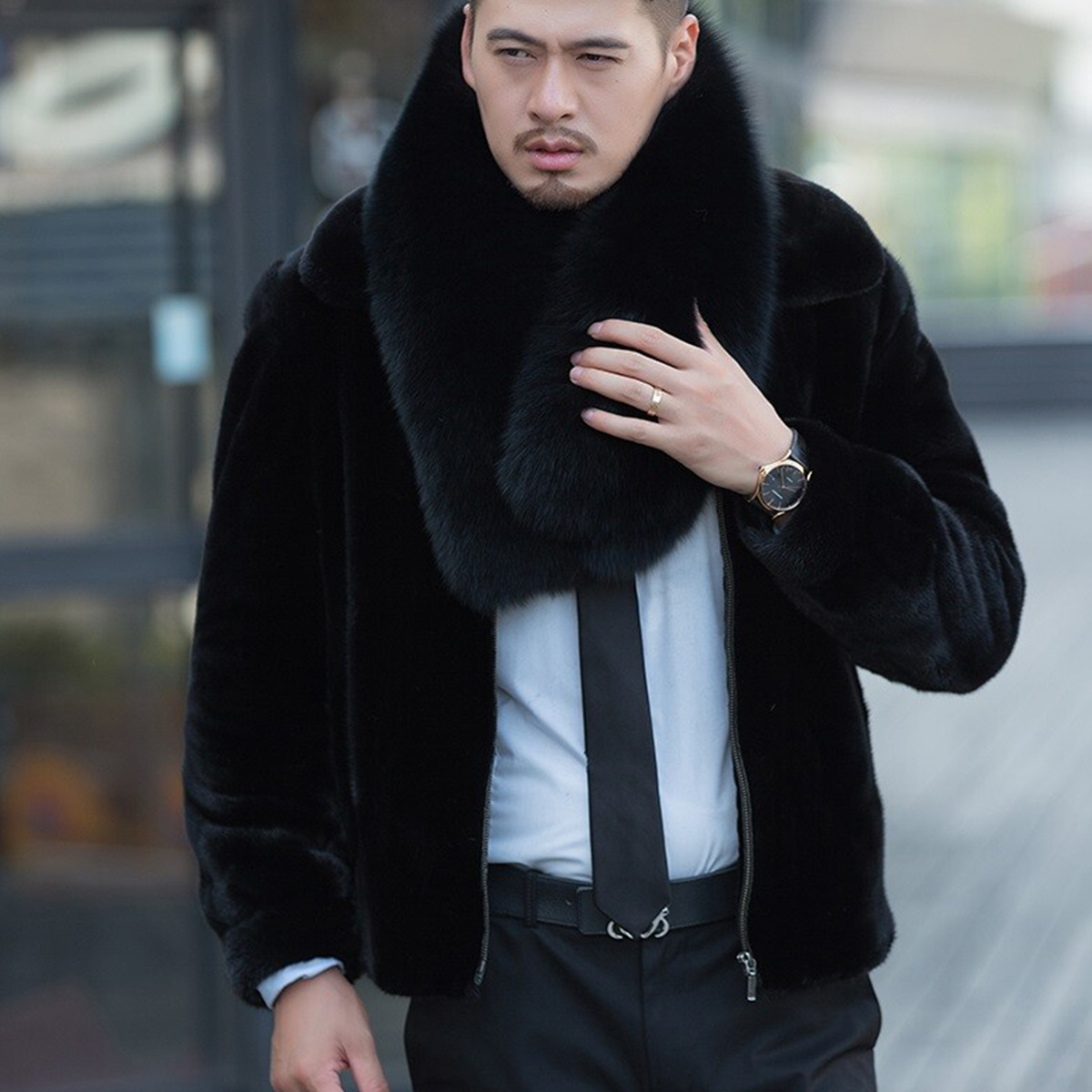 Genuine Fox Fur Scarf Winter A - Travel Accessories Sale 评论和价格