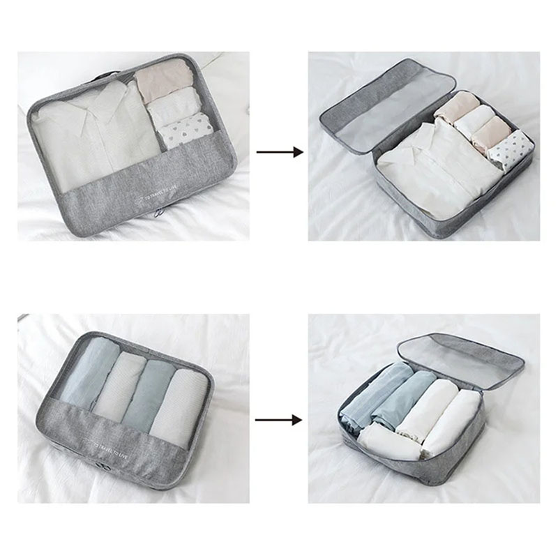 7 Piece Travel Packing Cubes S - Travel Accessories Pouch For Women 评论和价格