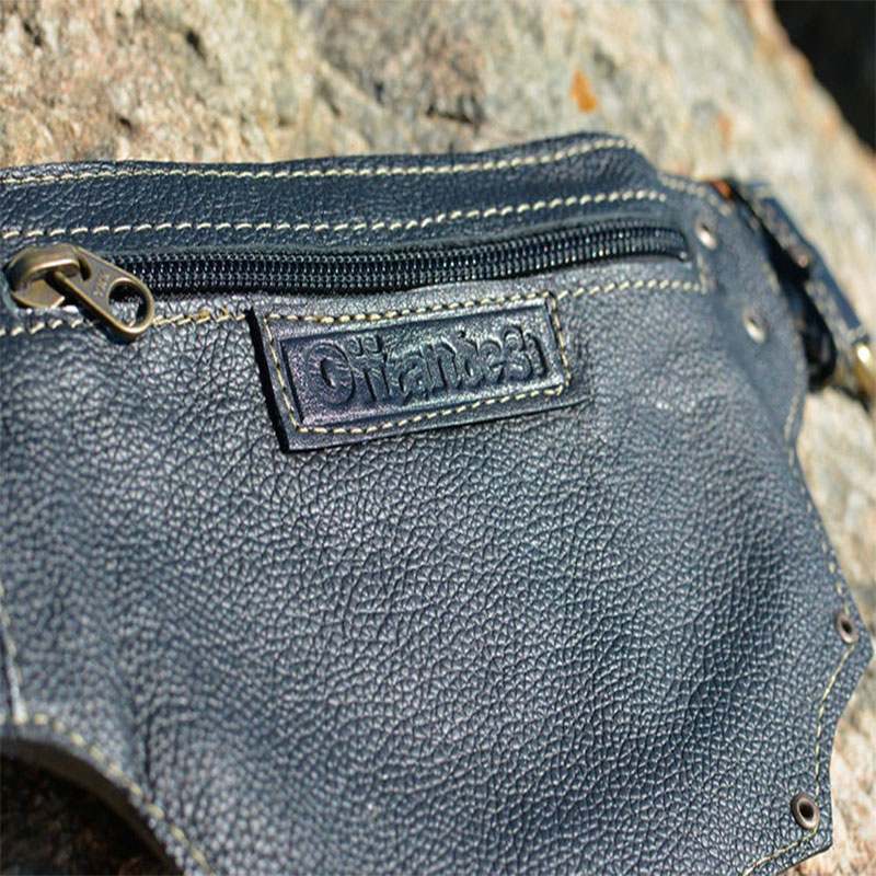 Steampunk Handmade Leather Uti - Travel Accessories Hip Belt 评论和价格