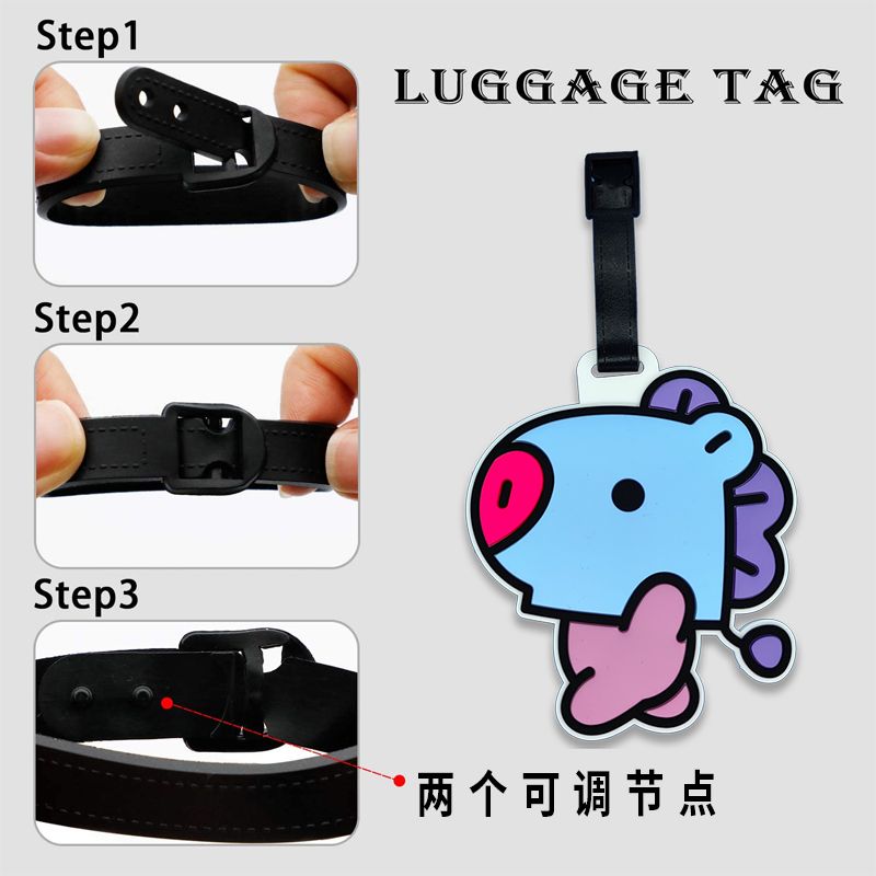 BT21 cartoon cute keychain Kaw - Travel Accessories Sale 评论和价格
