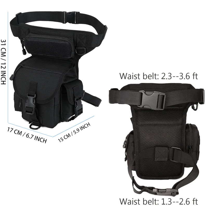 New Men's Waterproof Leg Wrap  - Travel Accessories Hip Belt 评论和价格