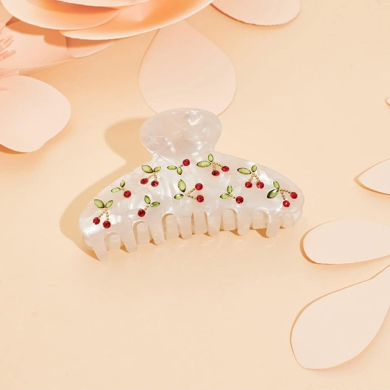 1pc Cherry hair clip, rhinesto - Quality Travel Accessories 评论和价格