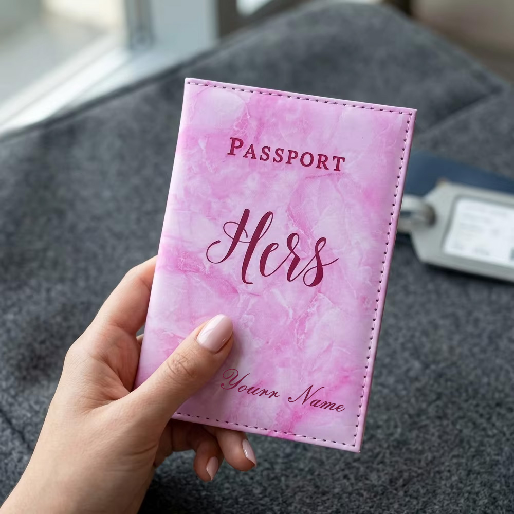 Personalized Marble Passport C - Travel Accessories Gifts For Her 评论和价格