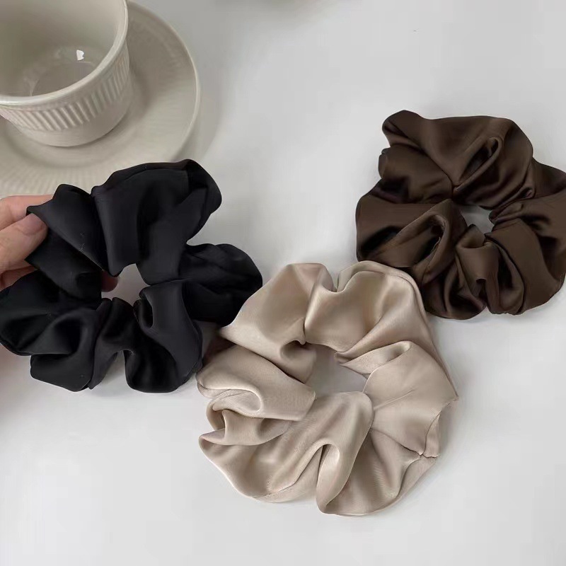 3Pcs Luxury Satin Hair Scrunch - Quality Travel Accessories 评论和价格