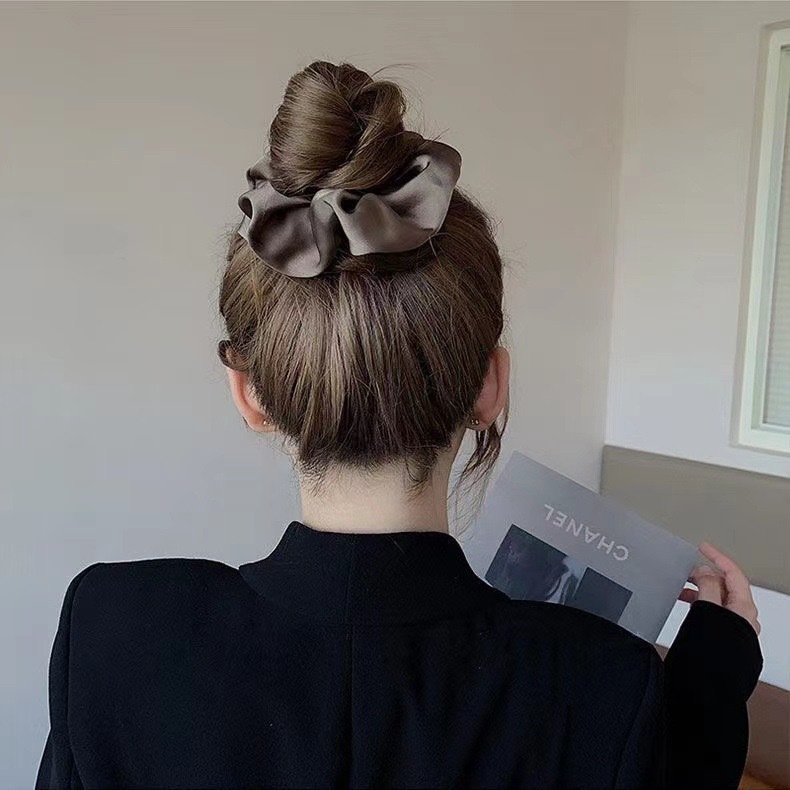 3Pcs Luxury Satin Hair Scrunch - Quality Travel Accessories 评论和价格