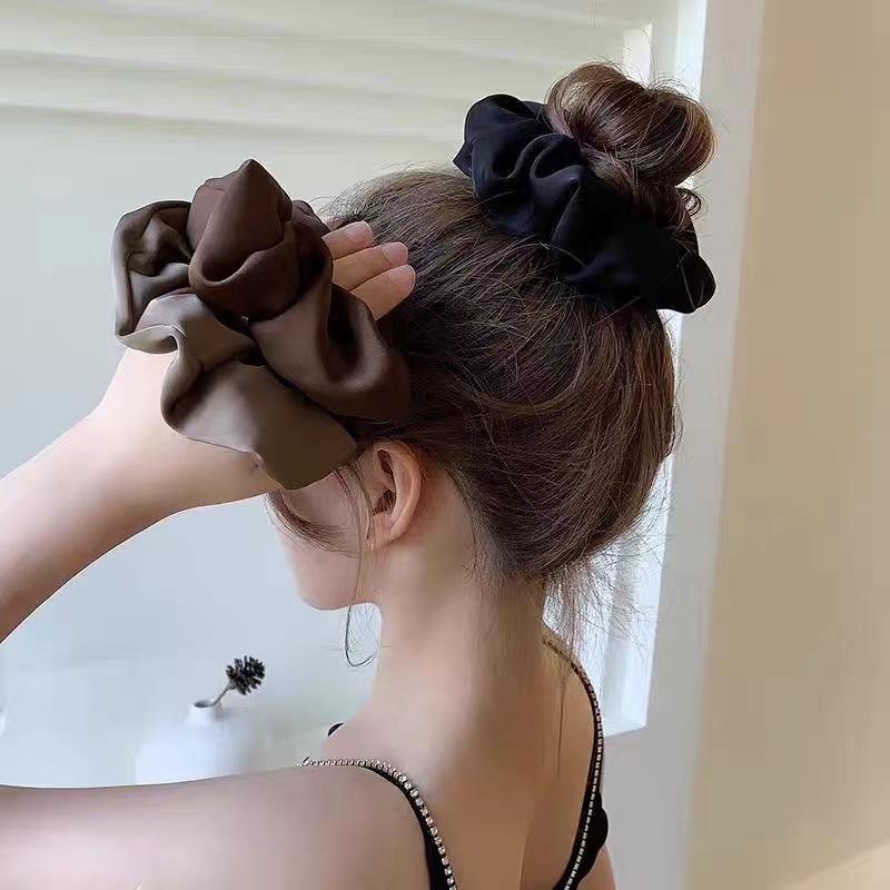 3Pcs Luxury Satin Hair Scrunch - Quality Travel Accessories 评论和价格