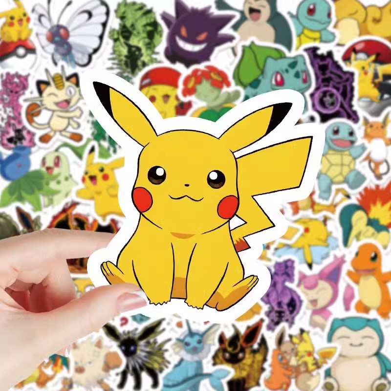 50PCS Cute Pikachu Pokemon Ani - It Travel Accessories 评论和价格