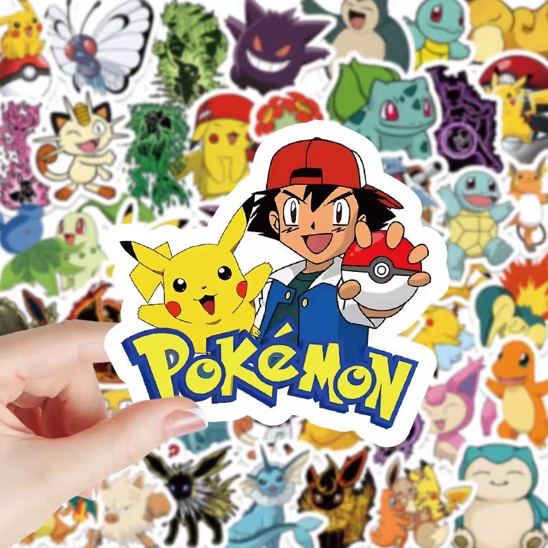 50PCS Cute Pikachu Pokemon Ani - It Travel Accessories 评论和价格