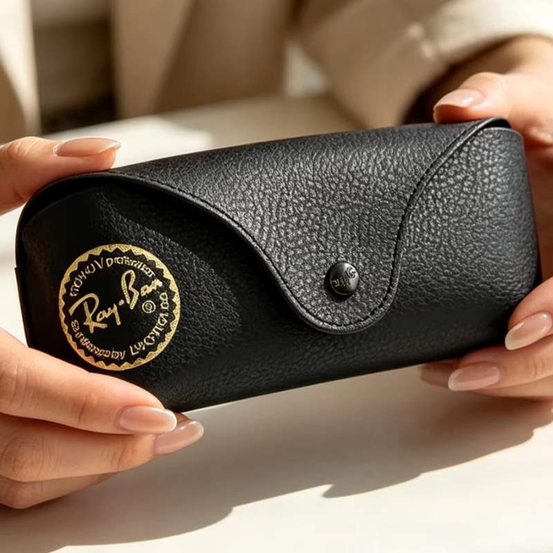 Ray-Ban Leather Sunglasses Cas - Travel Accessories Gifts For Men 评论和价格