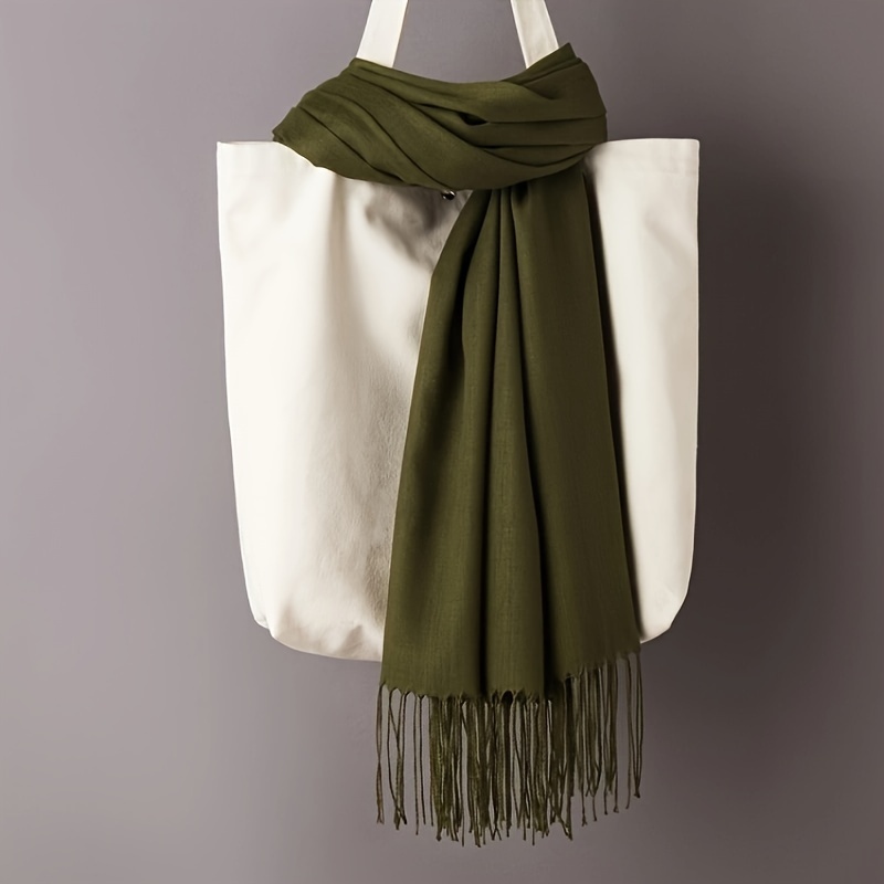 Unisex Classic Solid Color Sca - Quality Travel Accessories 评论和价格