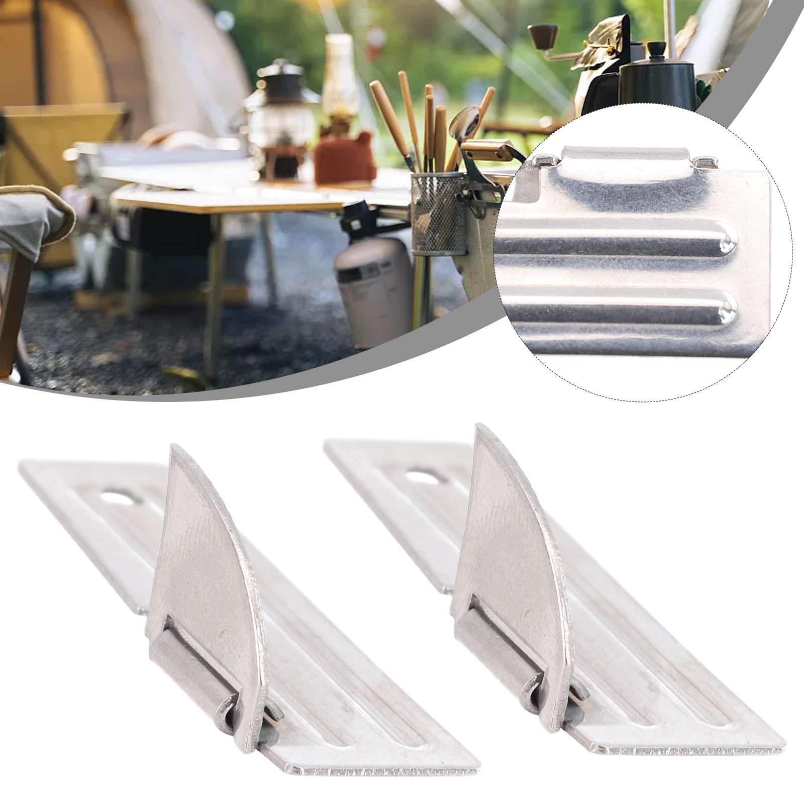 2pcs Stainless Steel Mini Fold - Travel Accessories And Gadgets 评论和价格