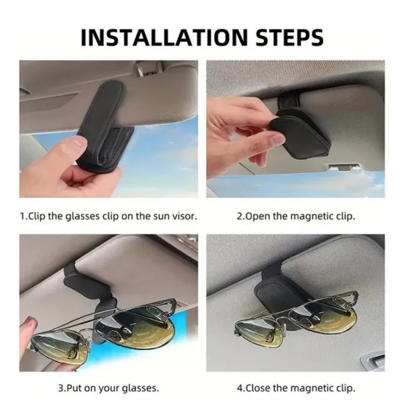 Car Sun Visor Glasses Case Hol - Travel Accessories Car 评论和价格