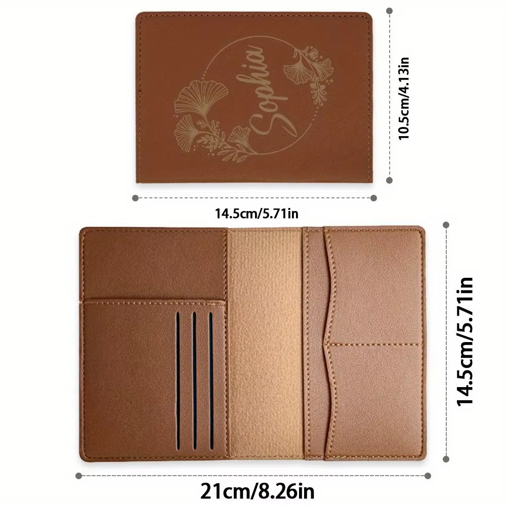 Personalized Elegant Floral Cu - Travel Accessories Gifts For Her 评论和价格