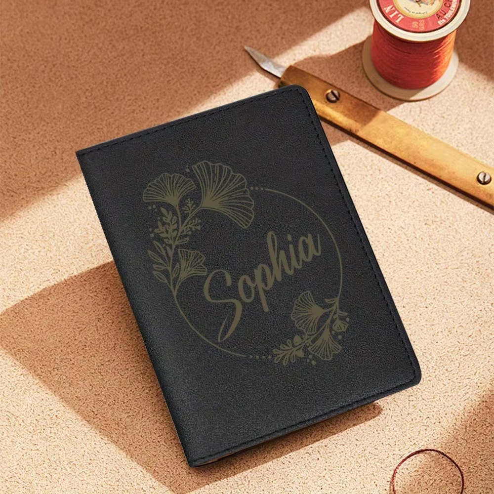 Personalized Elegant Floral Cu - Travel Accessories Gifts For Her 评论和价格