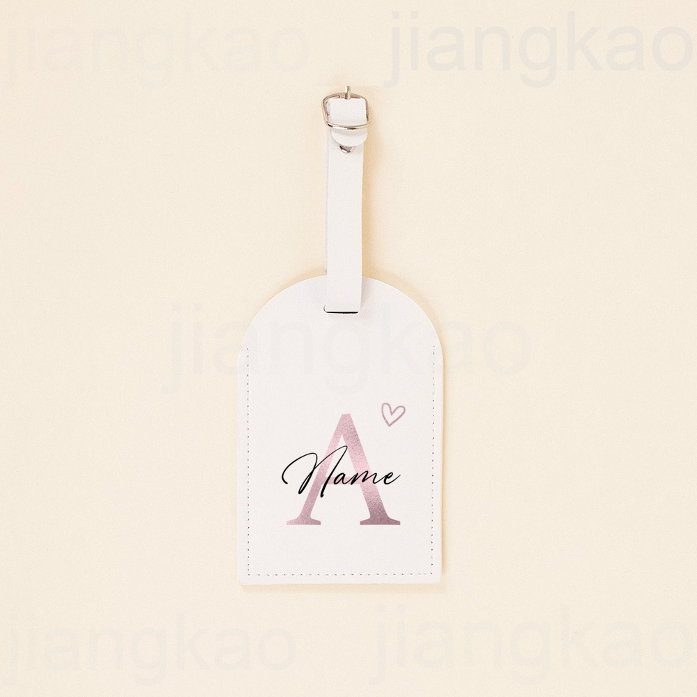 Personalized PU Luggage Tag He - Travel Accessories Gifts For Her 评论和价格