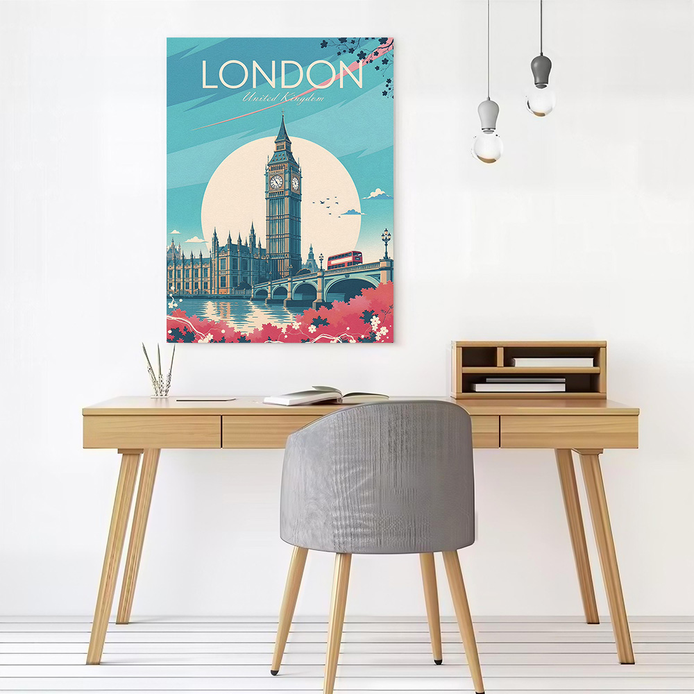 London Travel Canvas Poster Wa - Travel Accessories London 评论和价格