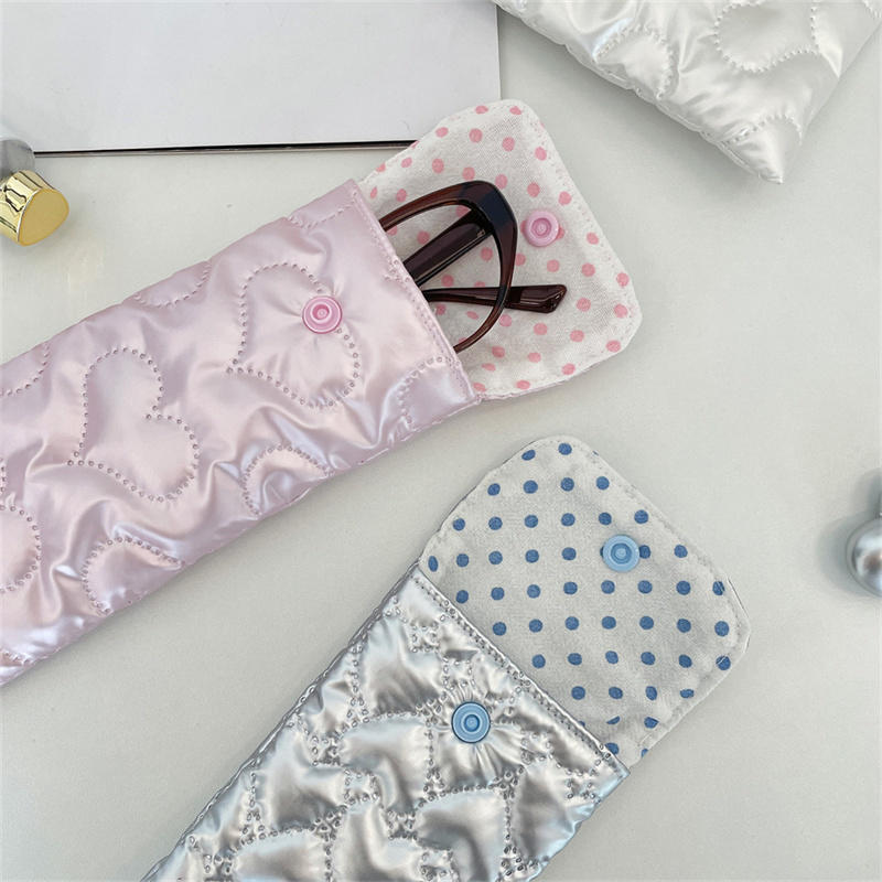 Heart Bow Leather Glasses Pouc - Travel Accessories Pouch For Women 评论和价格