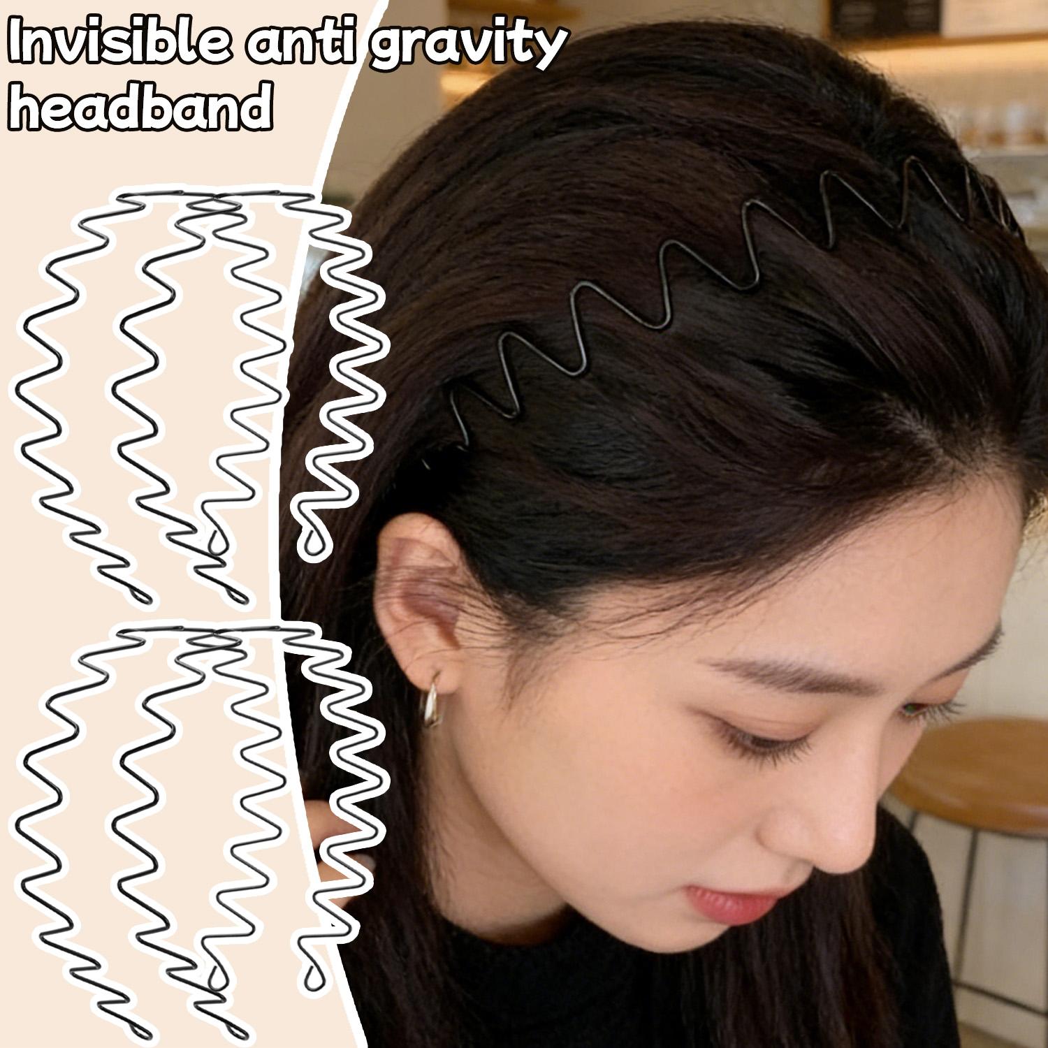 Invisible Metal Wavy Hair Hoop - Travel Accessories Gifts For Men 评论和价格